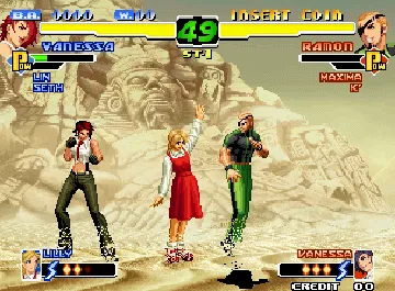 The King of Fighters 2000 screen shot game playing